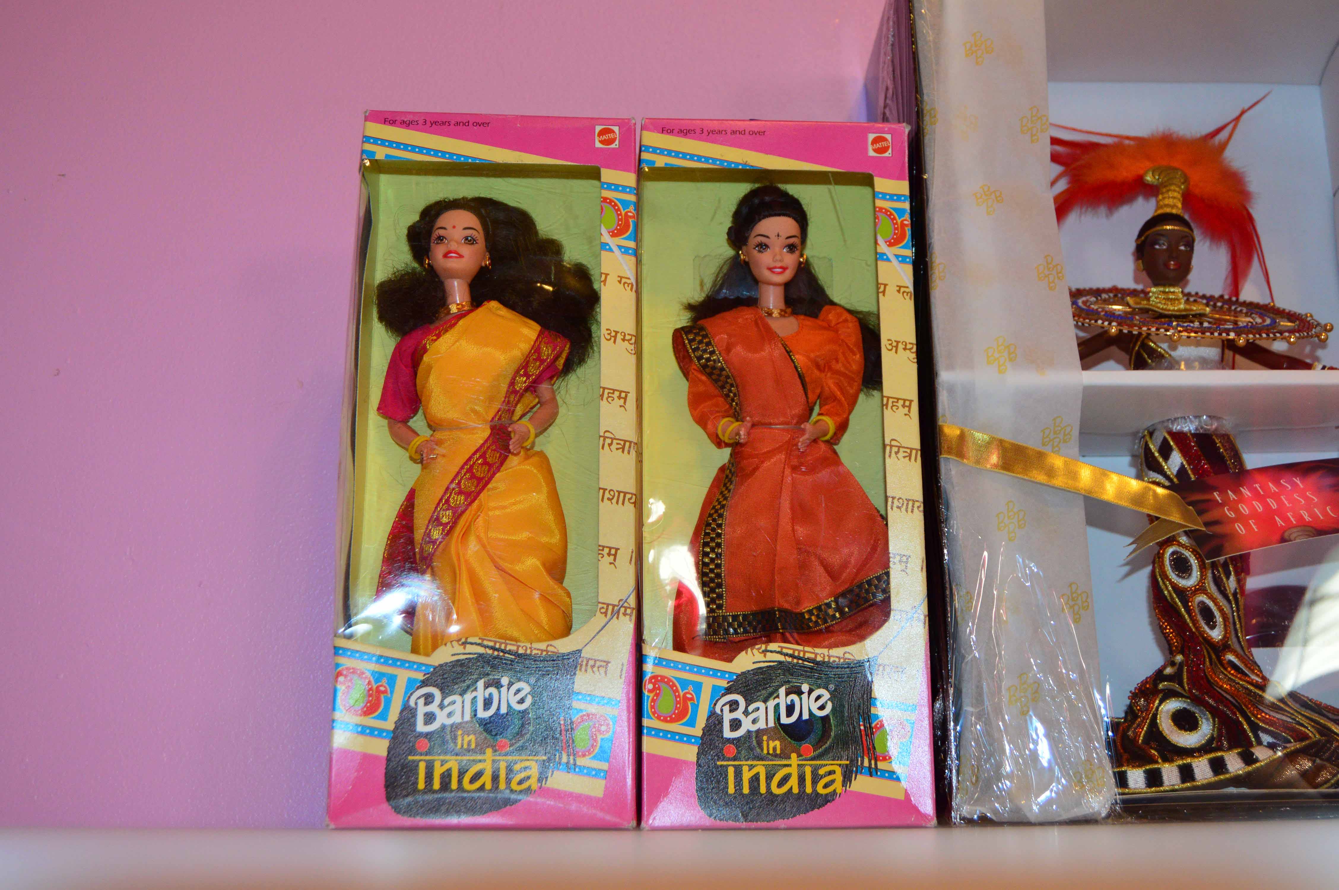 Group of International Barbie Dolls