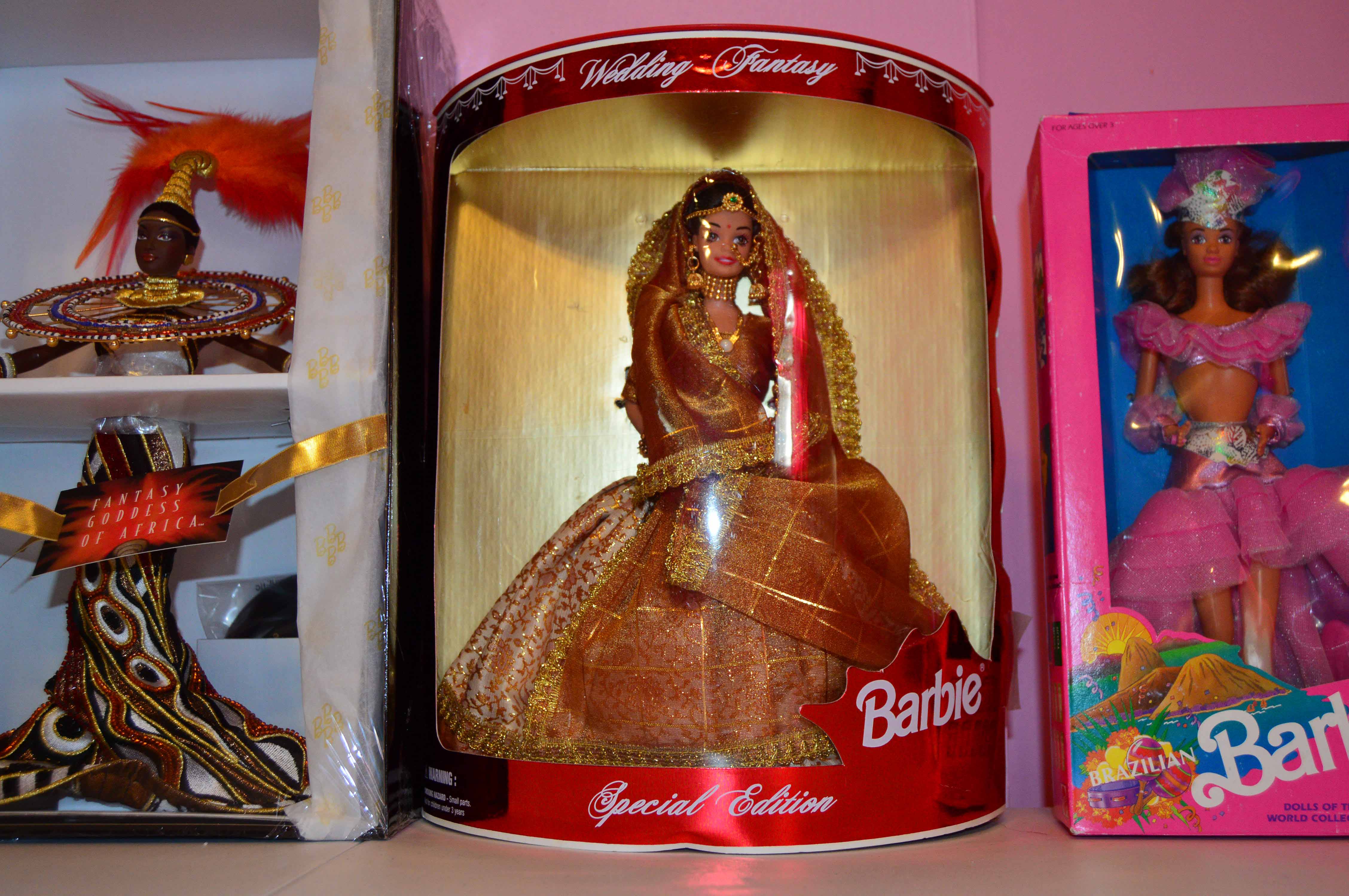 Group of International Barbie Dolls