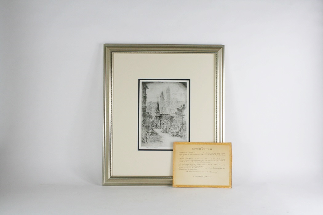 Caroline Williams Signed and Framed Lithograph
