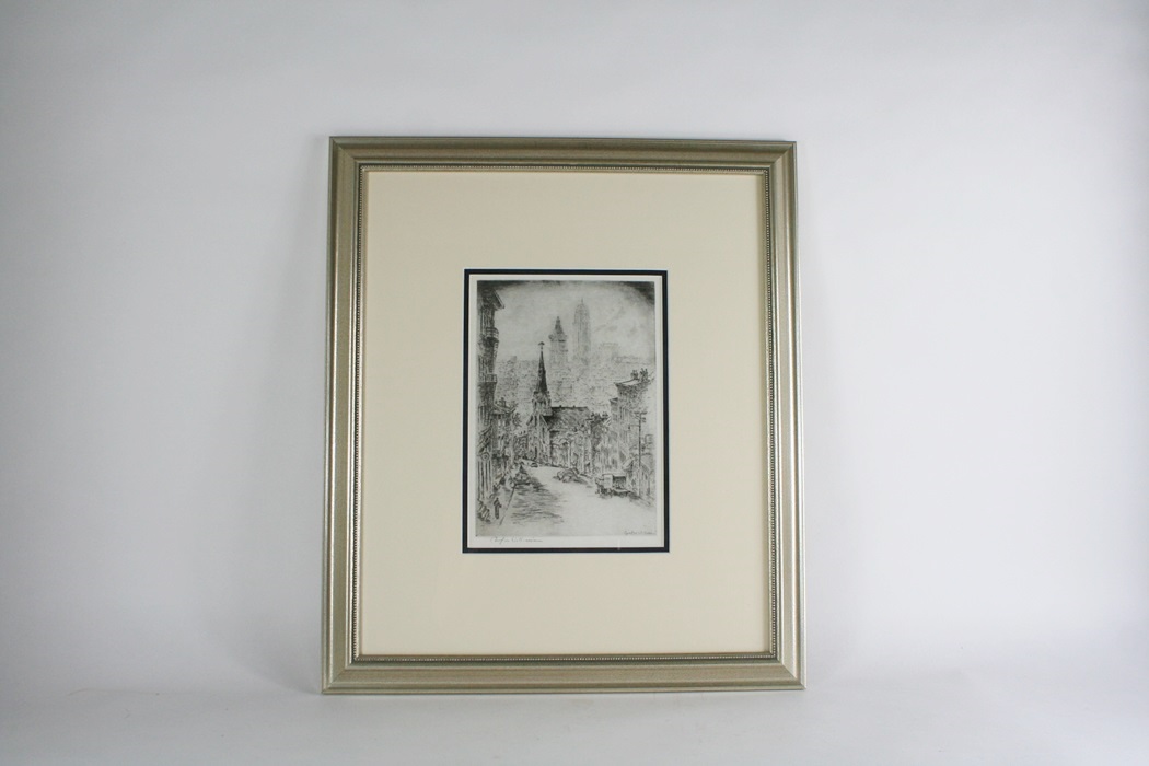 Caroline Williams Signed and Framed Lithograph