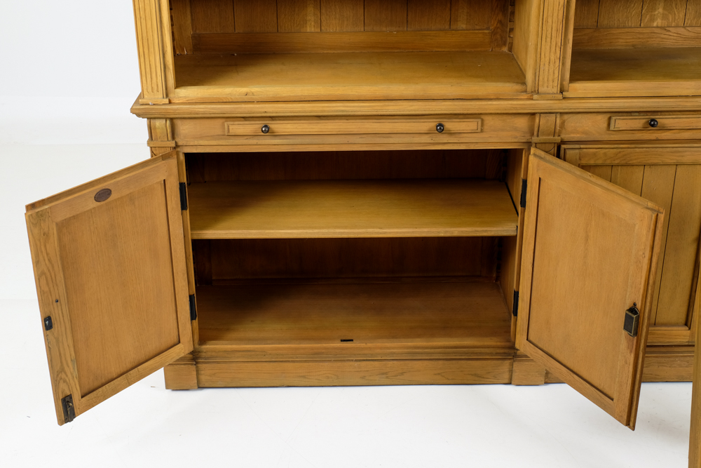 Arhaus Athens Library Bookcase with Ladder