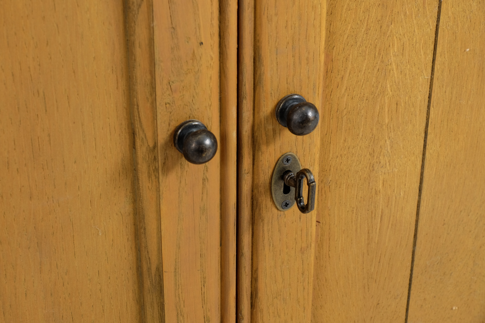 Arhaus Athens Library Bookcase with Ladder