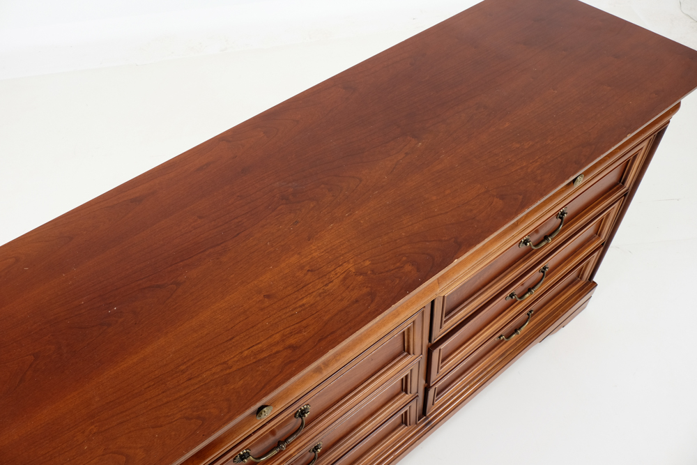 Lexington Cherry Chest of Drawers with Mirror