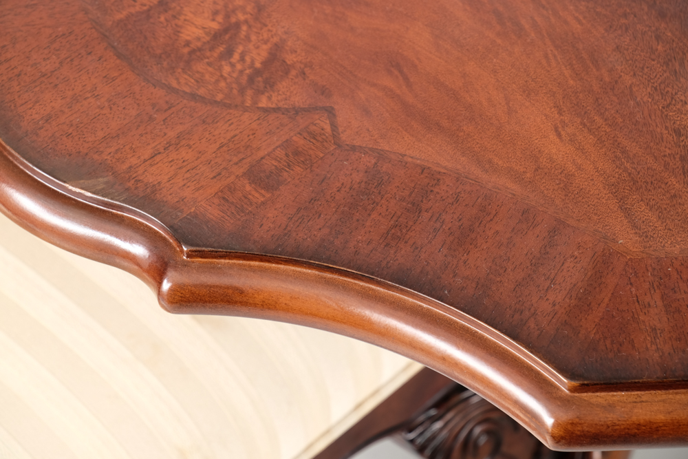 Broyhill Dining Table and Eight Chippendale Style Chairs