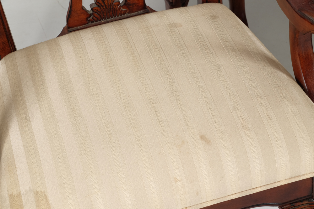 Broyhill Dining Table and Eight Chippendale Style Chairs