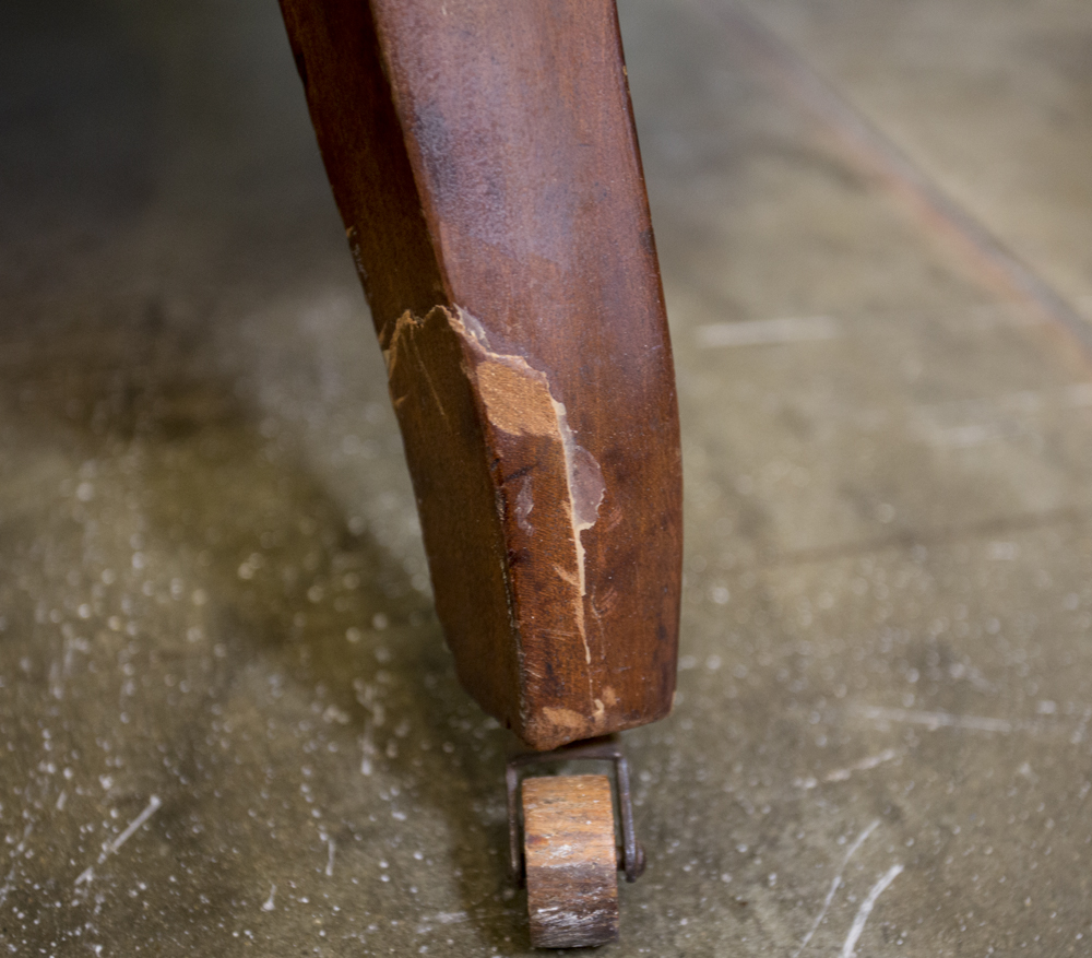 Victorian Sofa with Floral Upholstery