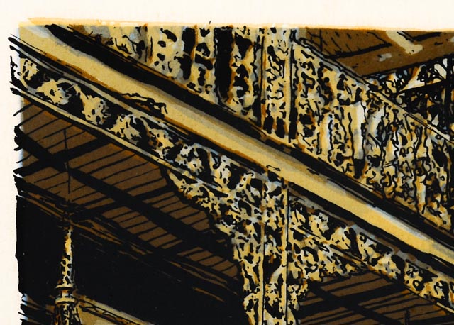 Pair of Paul De la Fille Lithographs of New Orleans