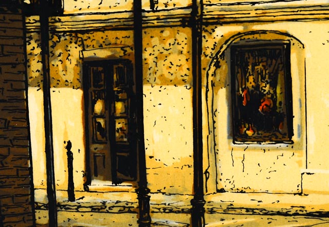 Pair of Paul De la Fille Lithographs of New Orleans