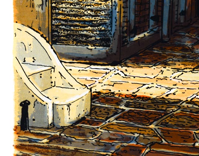 Pair of Paul De la Fille Lithographs of New Orleans