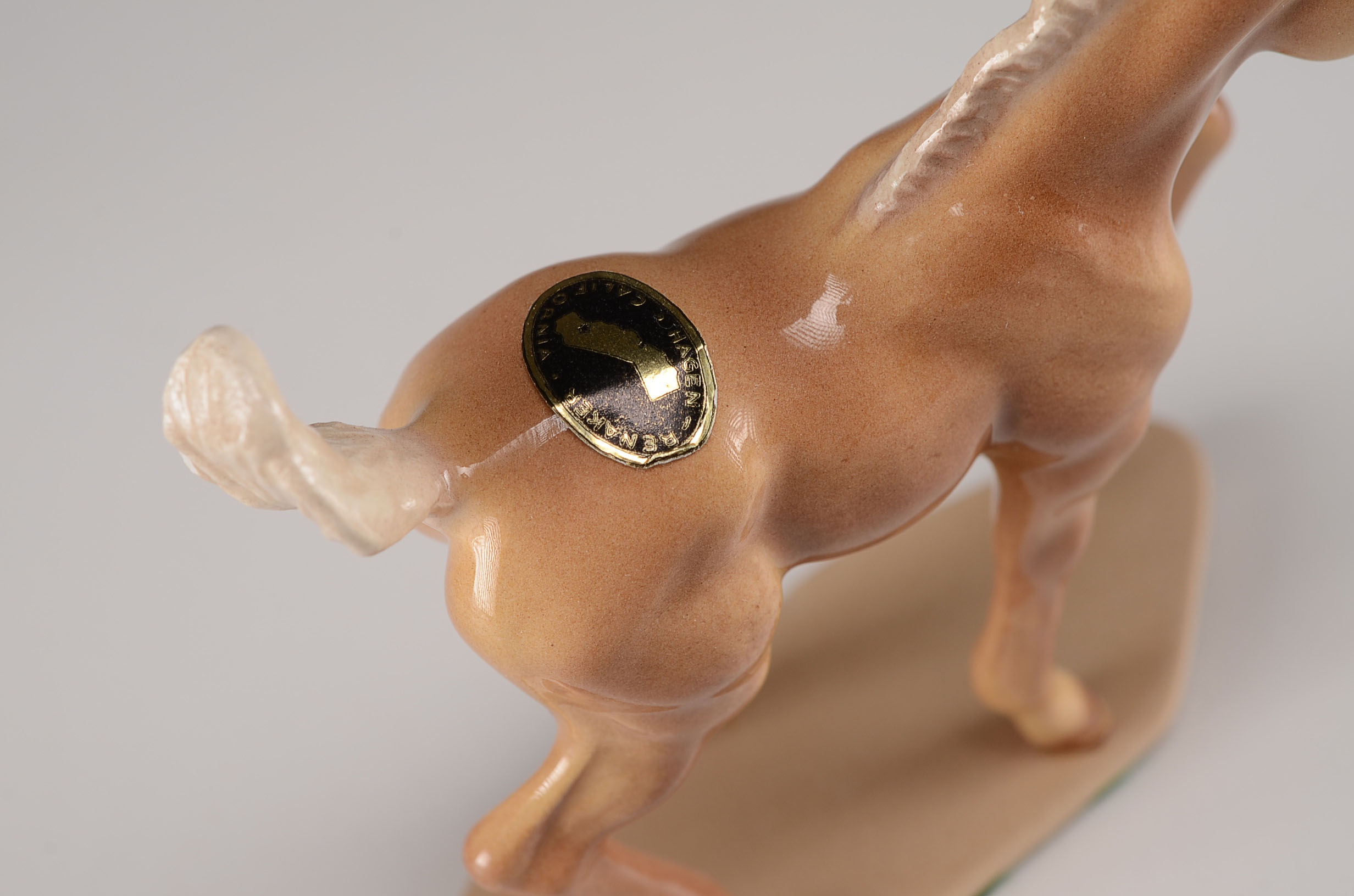 Pair of Hagen Renaker Porcelain Horses