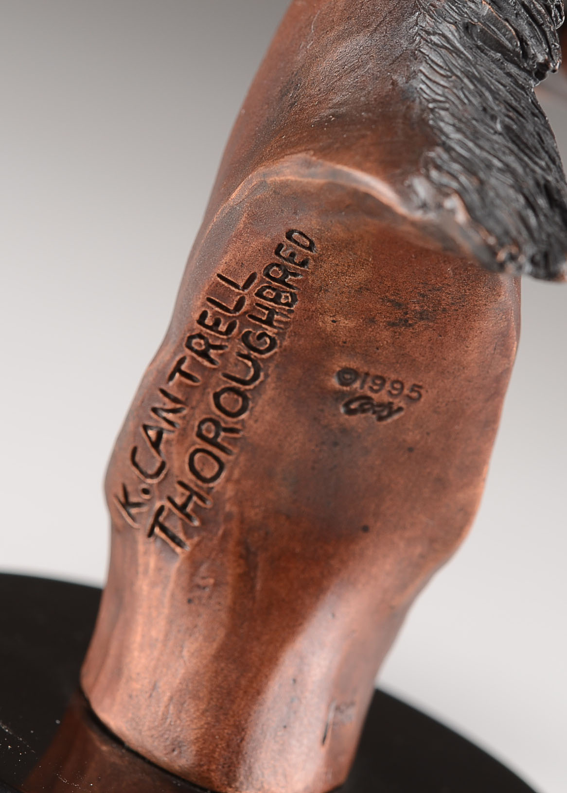 Pewter Horse Head Statuary