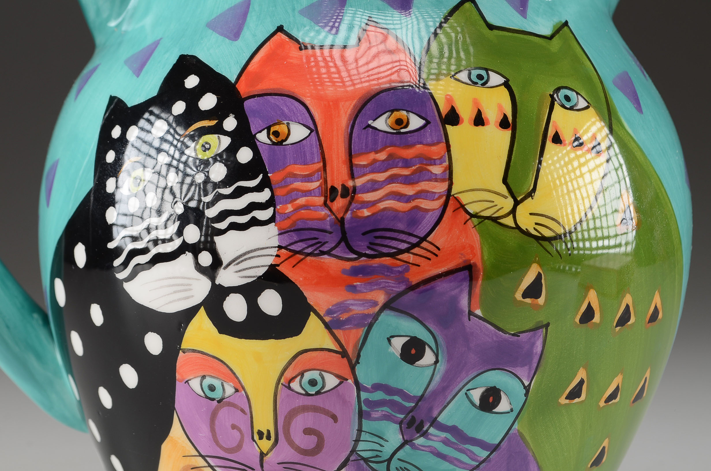 Three Cat Themed Decorative Items