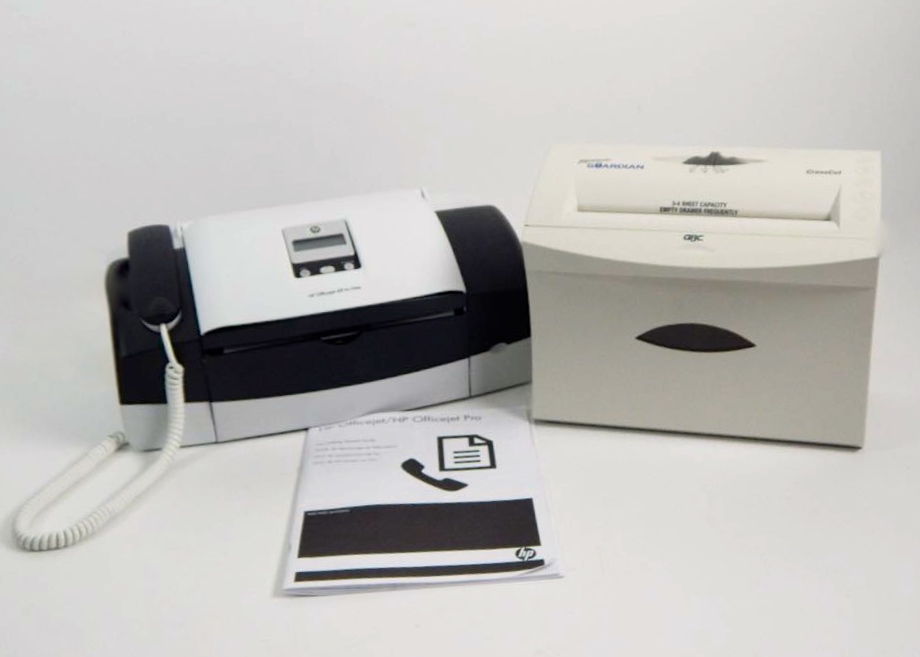 HP All-In-One Machine and Guardian Shredder