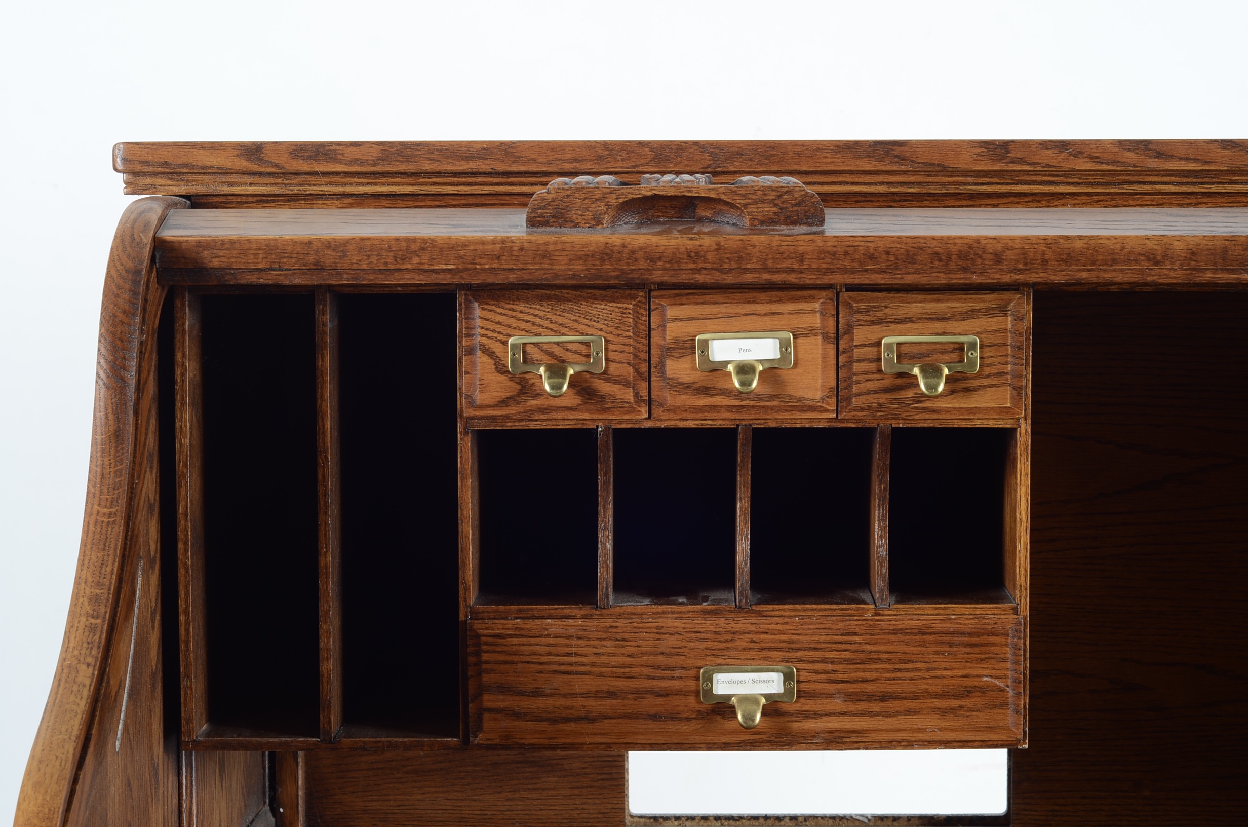 Winners Only Inc. Wooden Roll Top Desk with Drawers