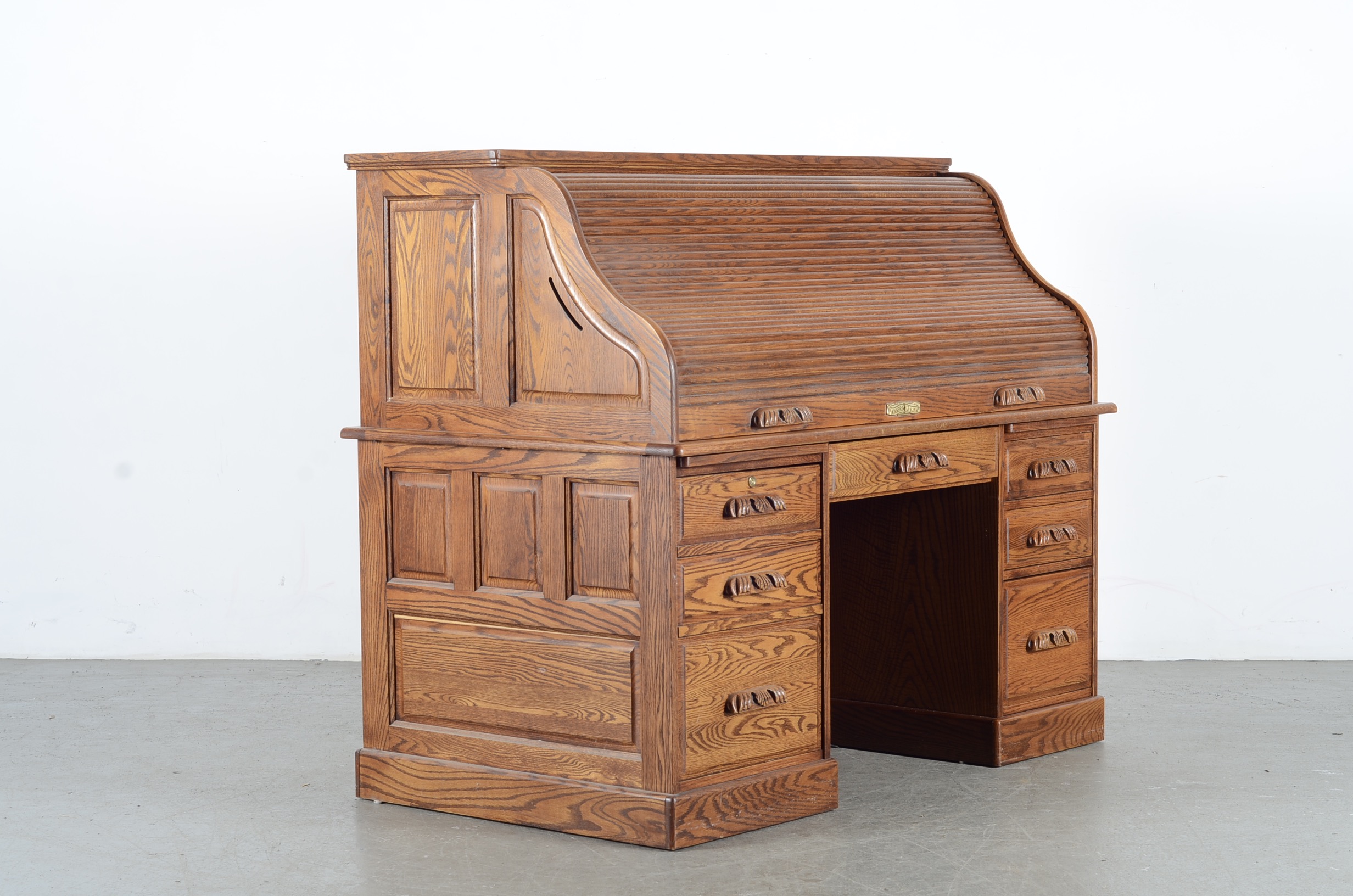 Winners Only Inc. Wooden Roll Top Desk with Drawers