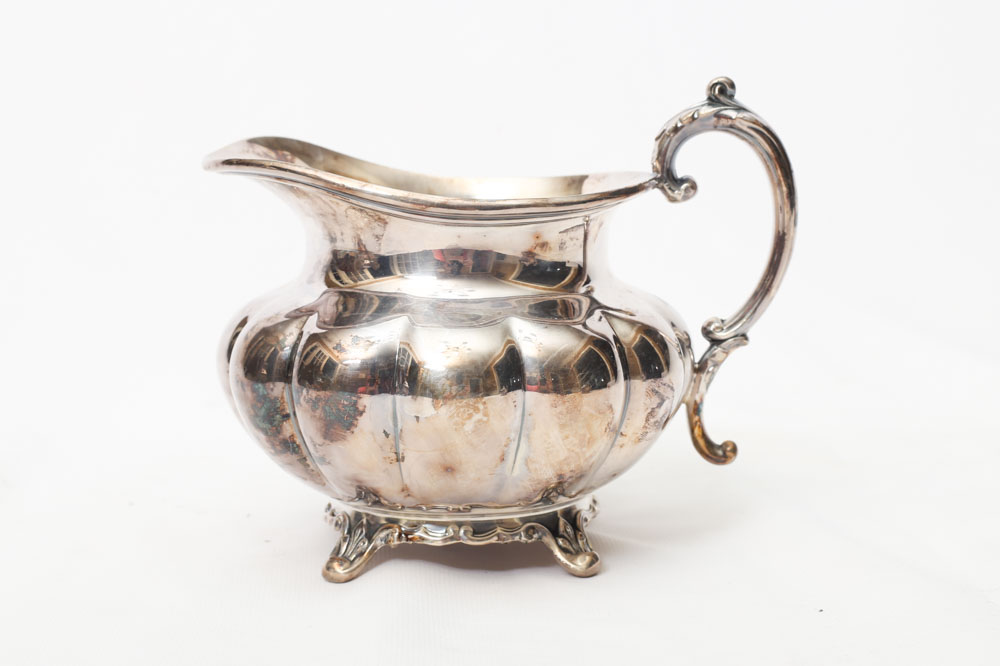 Sheffield Melon Silver Plate Tea and Coffee Service