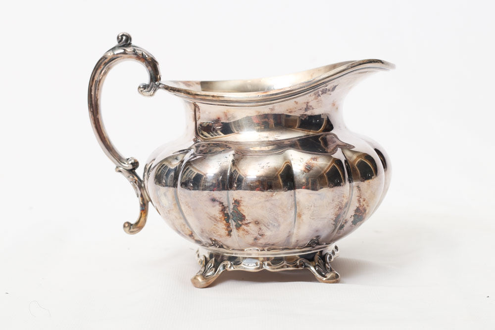 Sheffield Melon Silver Plate Tea and Coffee Service