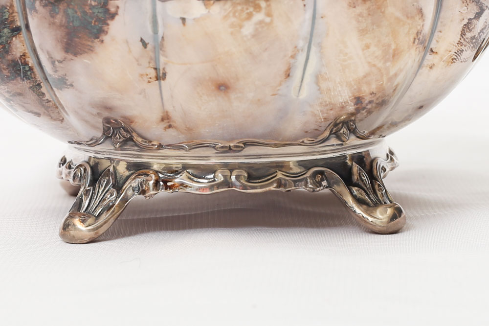 Sheffield Melon Silver Plate Tea and Coffee Service