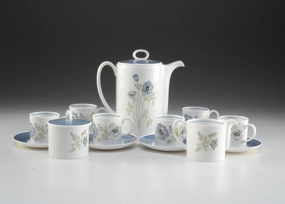 Vintage Wedgwood Susie Cooper "Glen Mist" Coffee Set