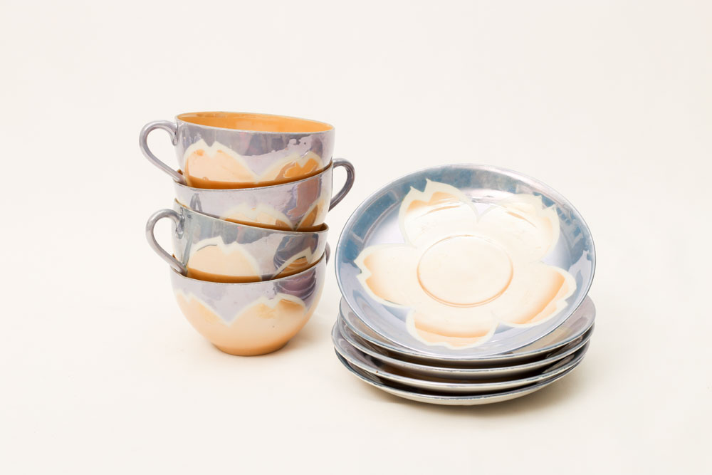 Japanese Lusterware Tea Service