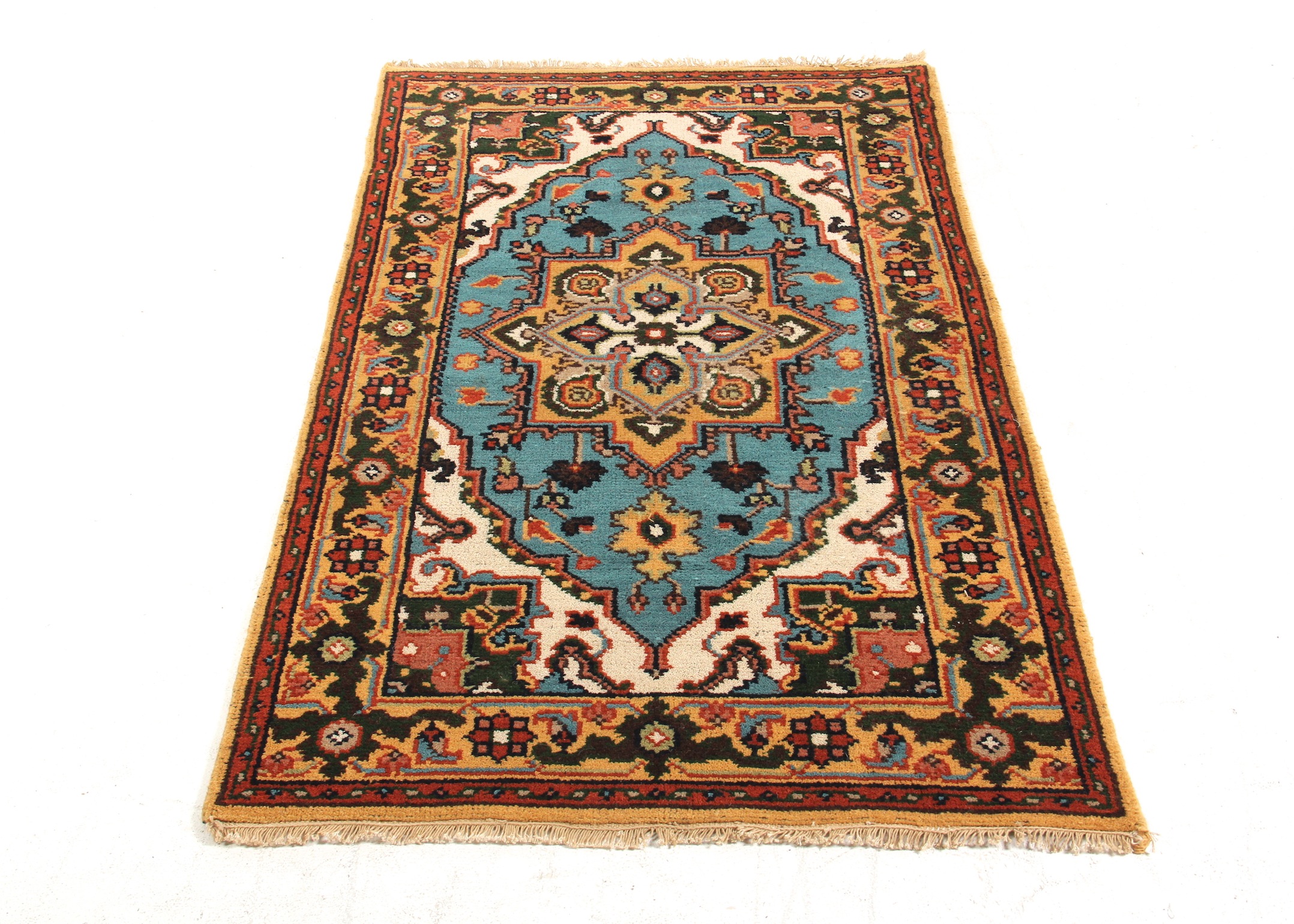 Hand Knotted Persian Isfahan Style Area Rug