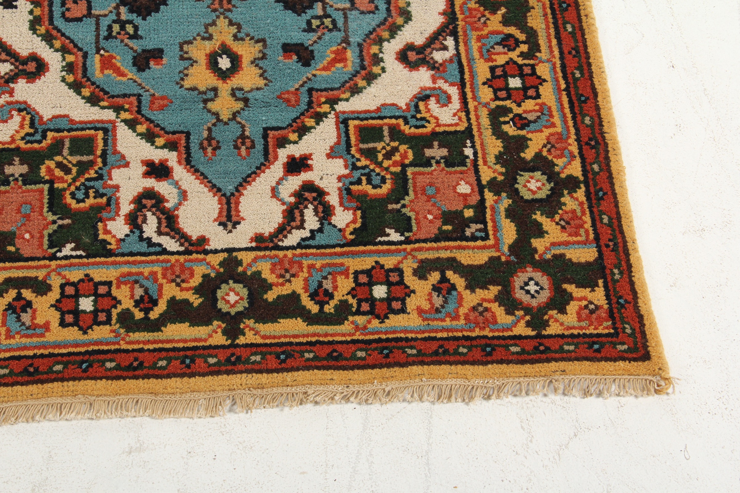 Hand Knotted Persian Isfahan Style Area Rug