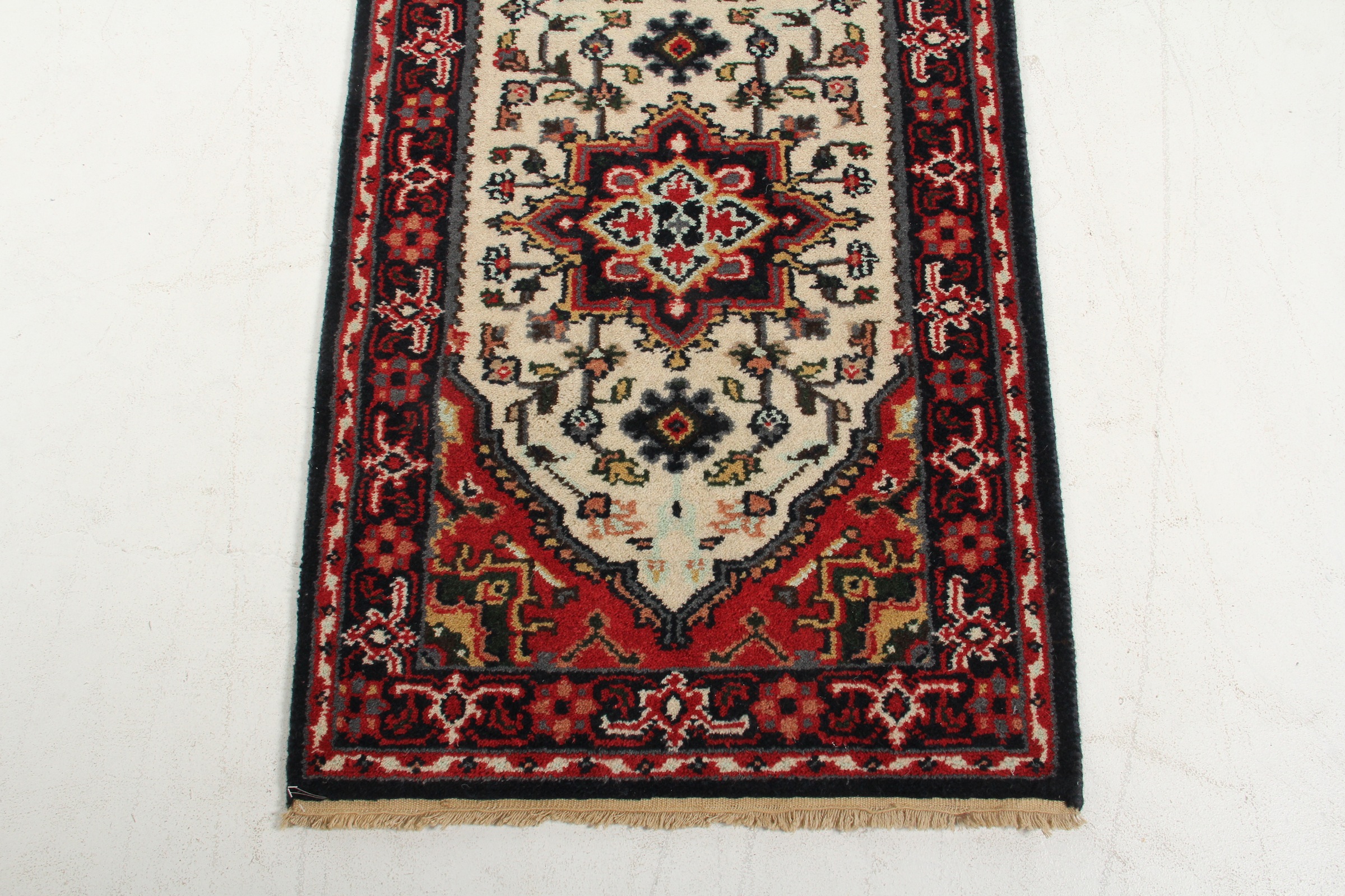 Contemporary Hand Knotted Persian Ardabil Runner