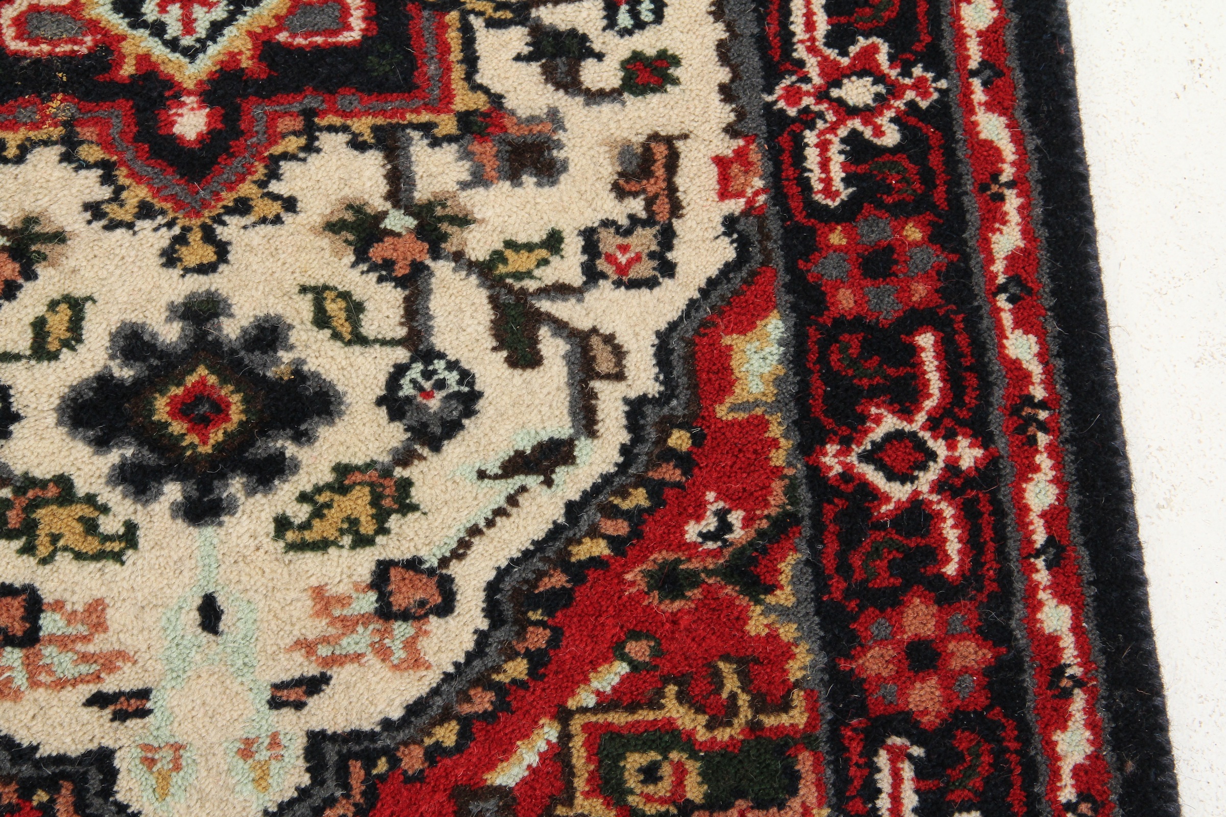 Contemporary Hand Knotted Persian Ardabil Runner