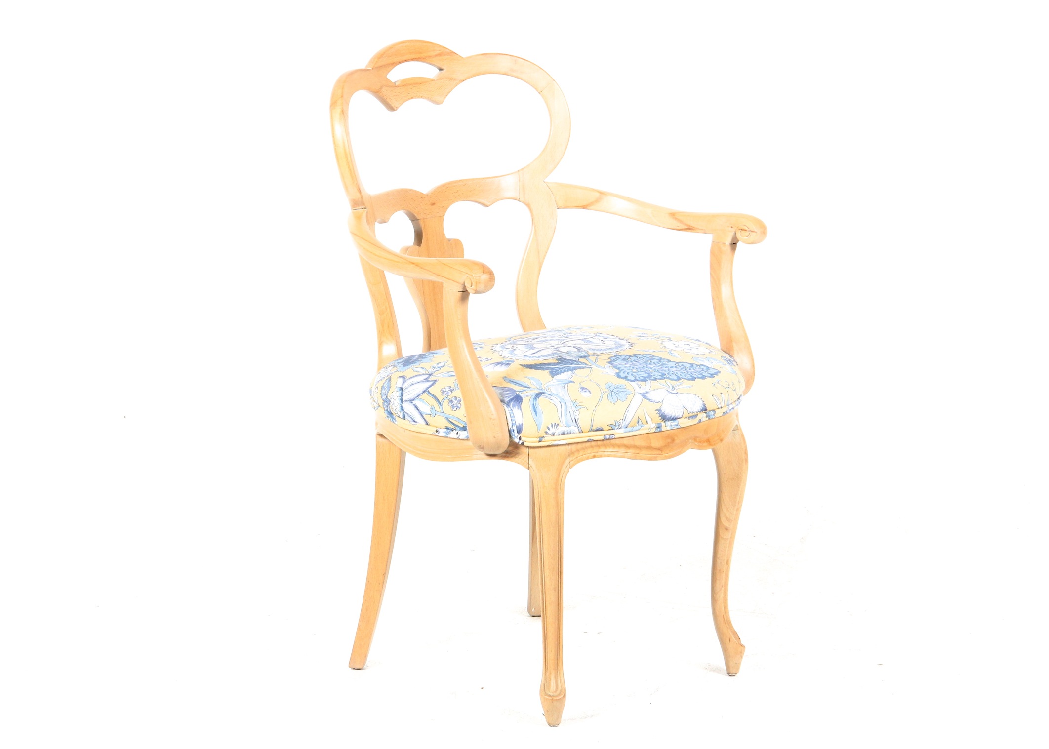 Armchair with Upholstered Seat