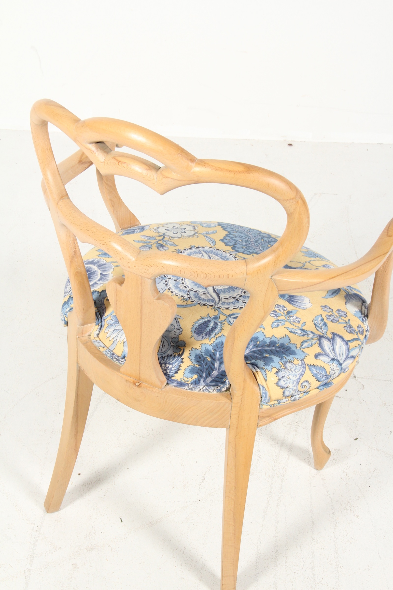 Armchair with Upholstered Seat