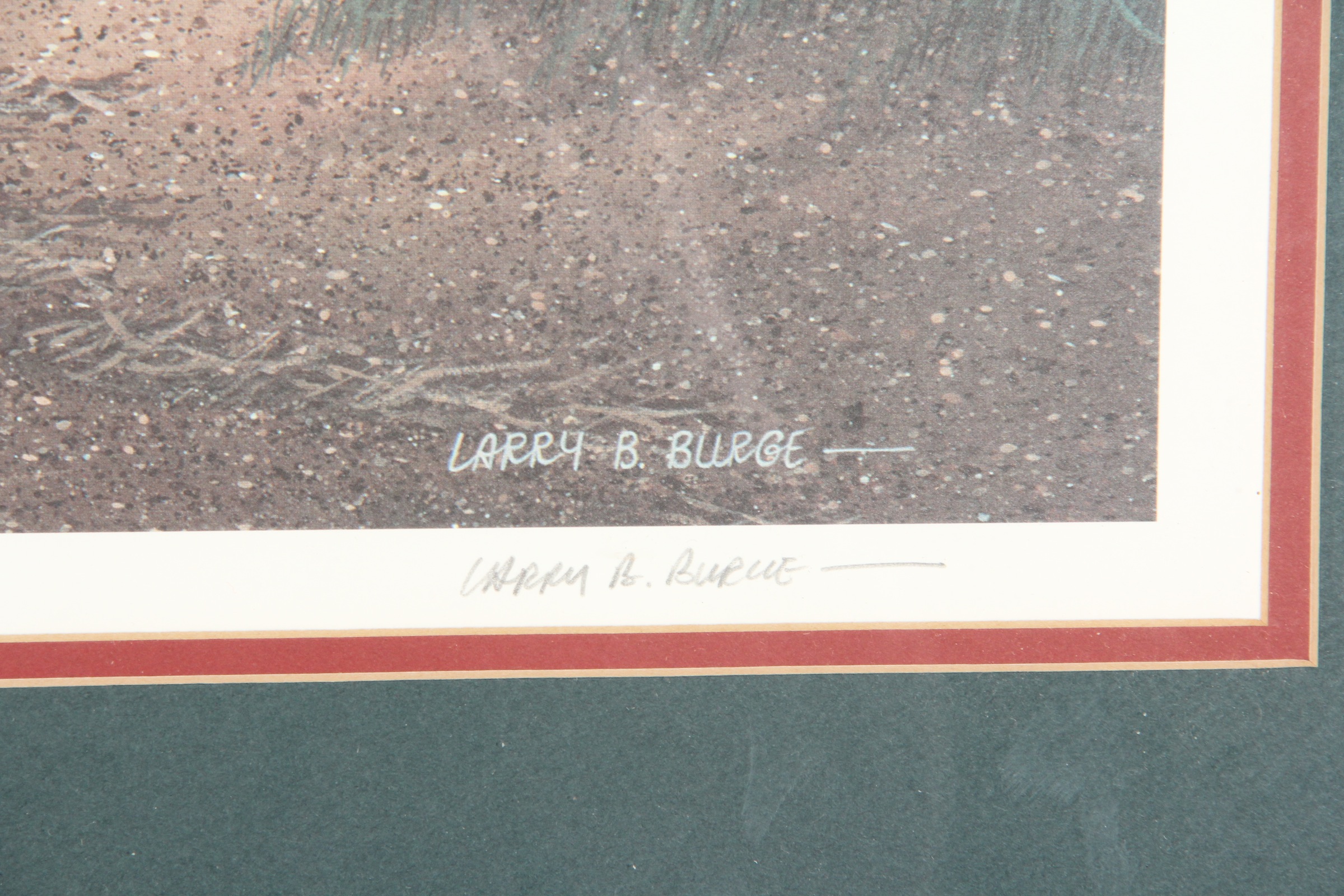 Limited Edition Larry B. Burge Offset Lithograph