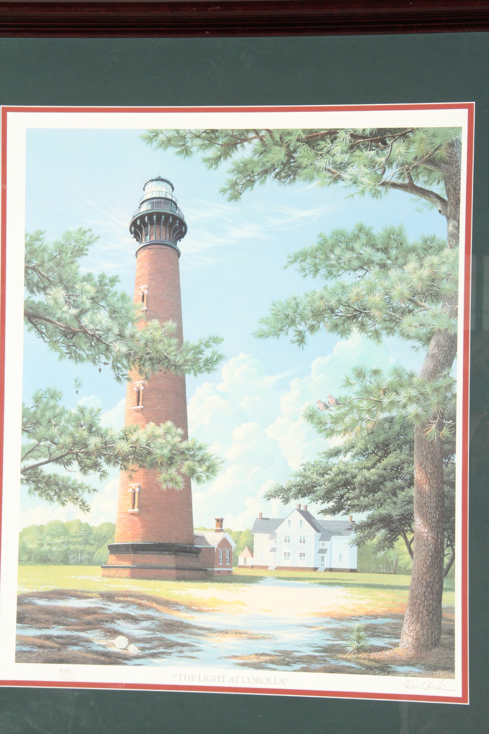 Signed Alan Cheek Offset Lithograph