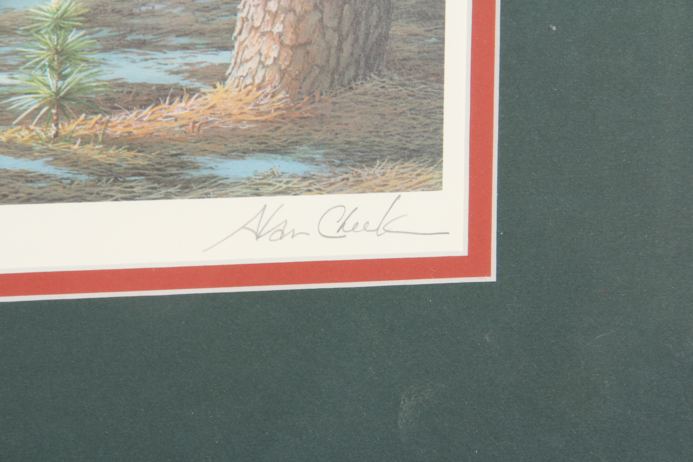 Signed Alan Cheek Offset Lithograph