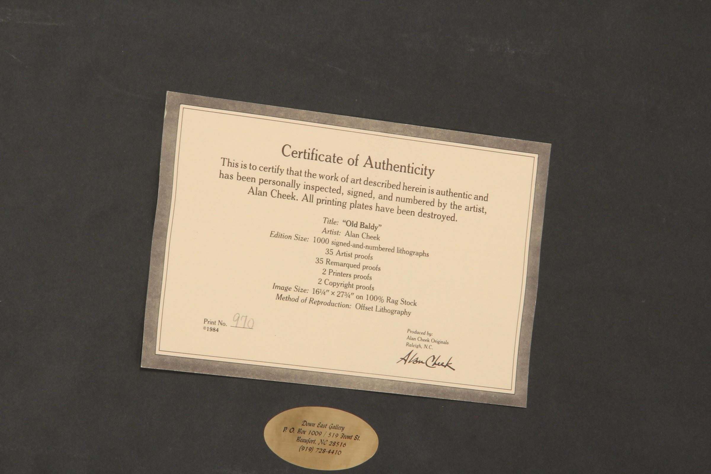 Limited Edition Alan Cheek Lighthouse Print