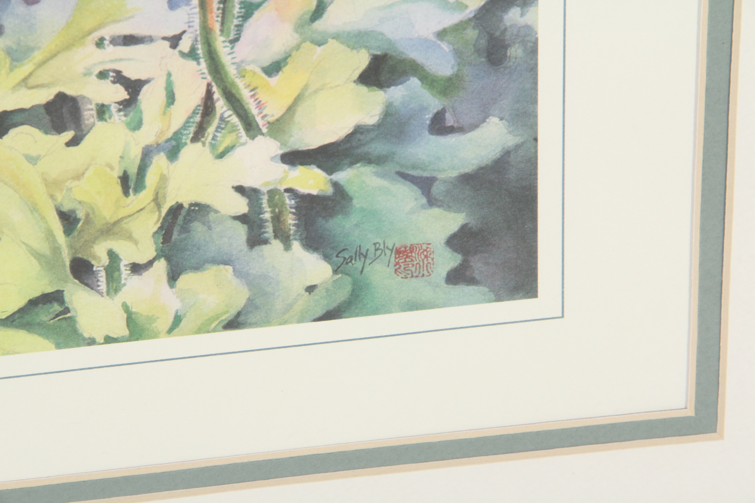 Sally Bly Poppy Offset Lithograph