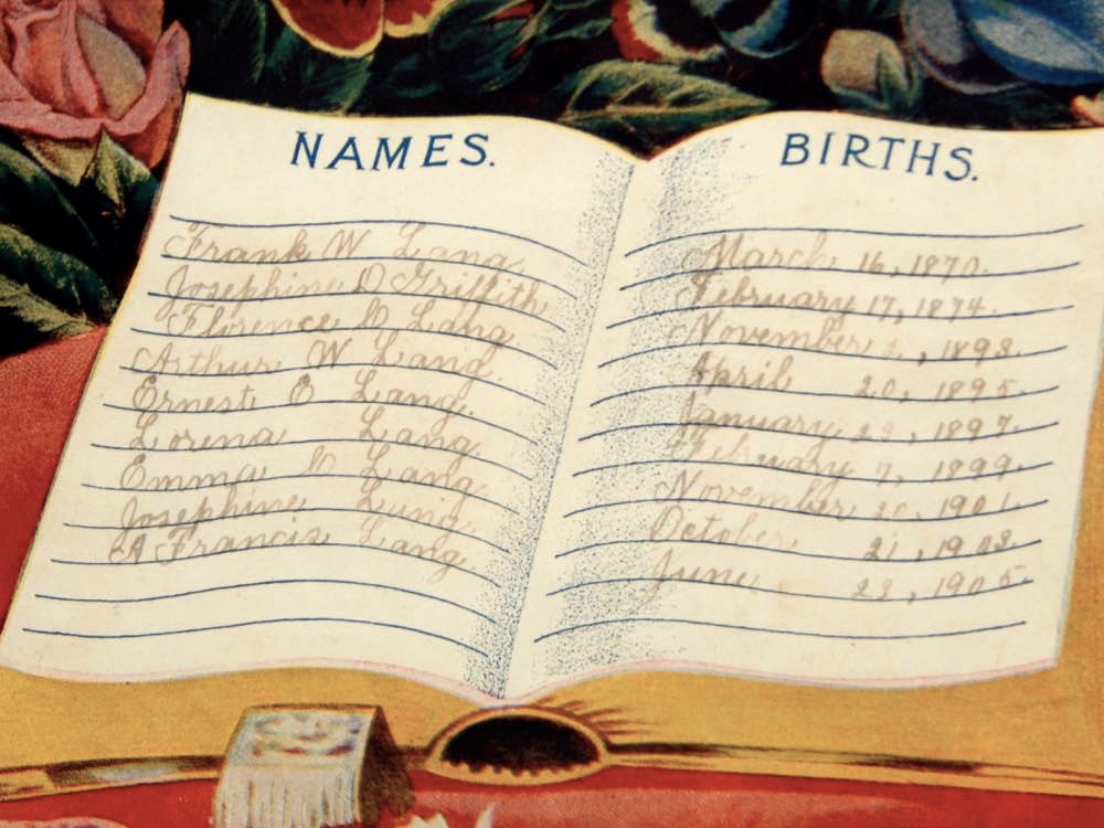 Antique Photos, Frames and Family Tree