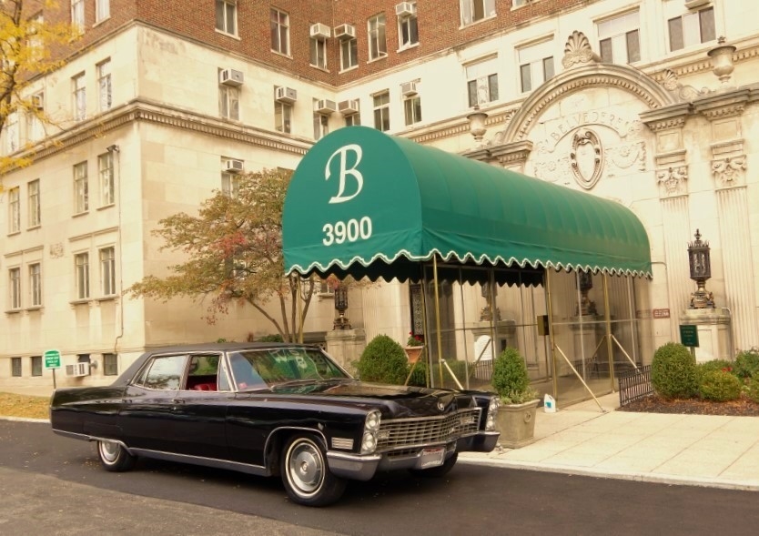 1967 Black Cadillac Fleetwood Brougham