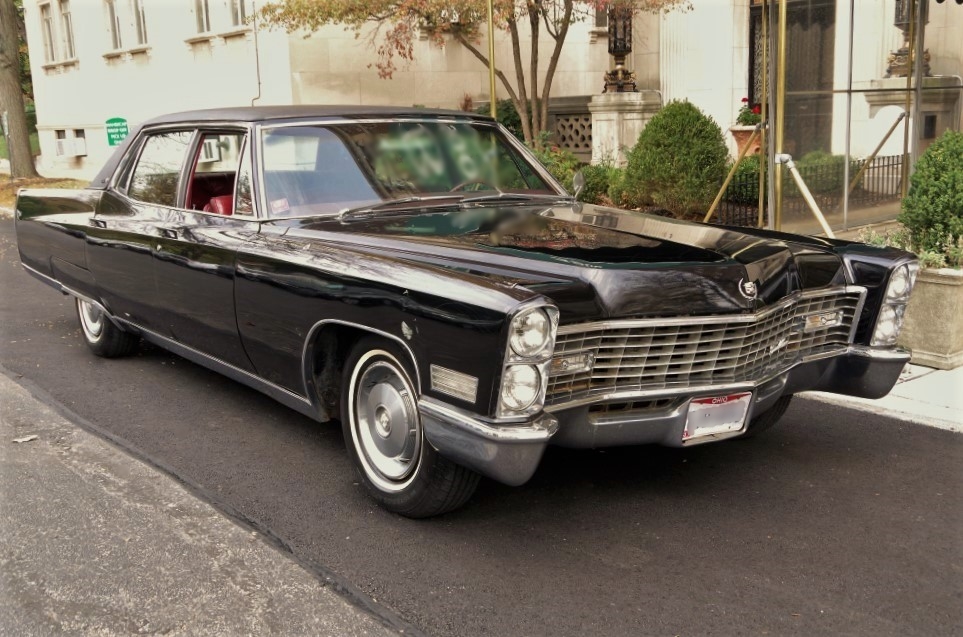 1967 Black Cadillac Fleetwood Brougham