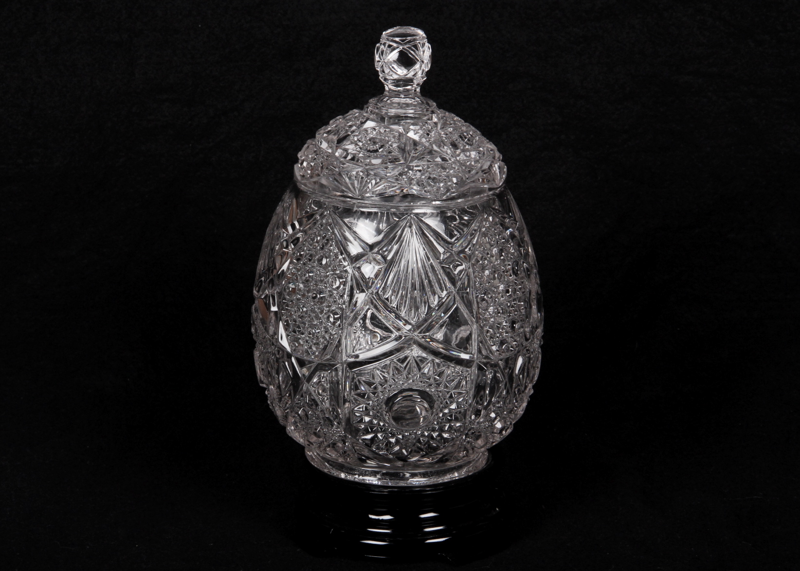 Pattern Glass Jar