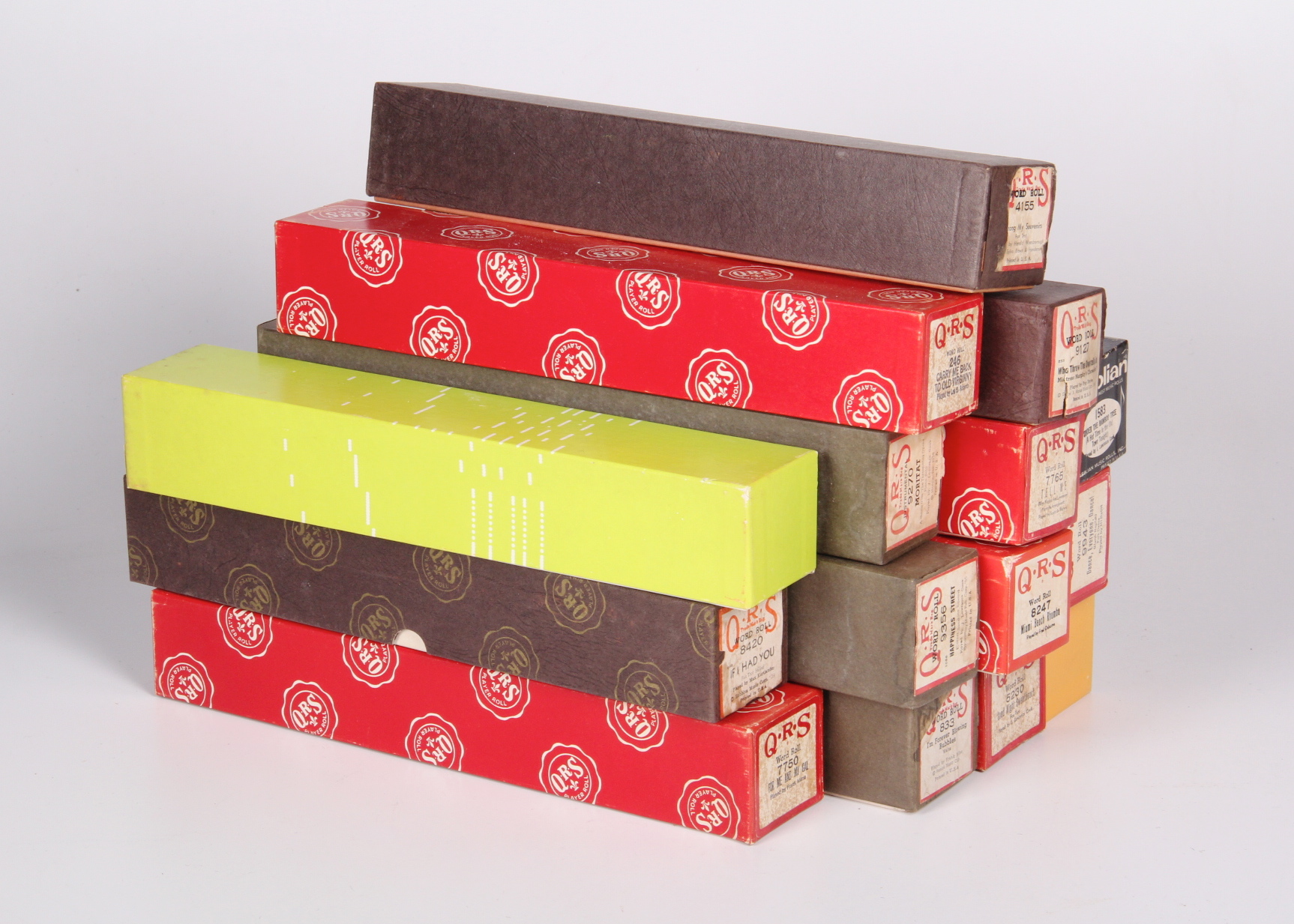 Collection of Antique Piano Rolls