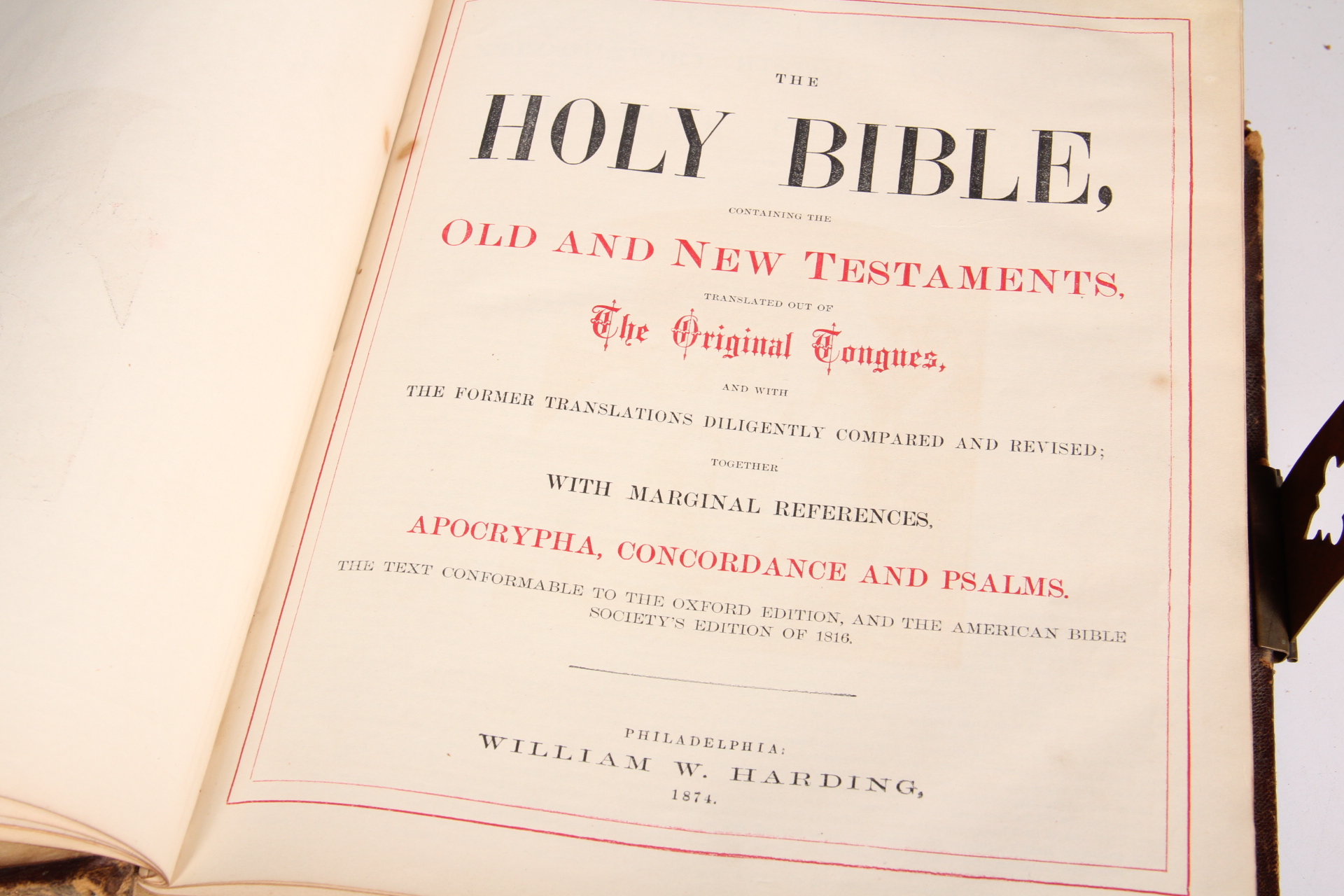 Antique Holy Bible Collection