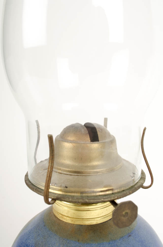 Vintage Eagle Hurricane Oil Lamp