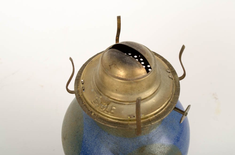 Vintage Eagle Hurricane Oil Lamp