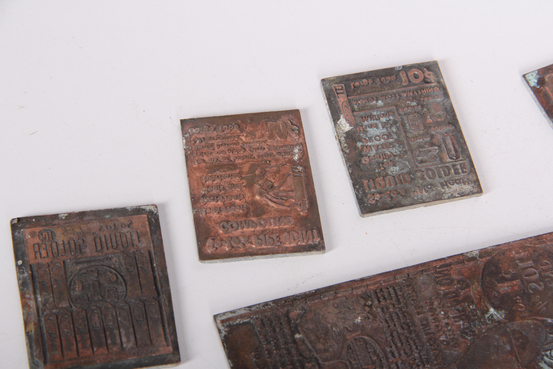 Engraved Copper Printing Plates