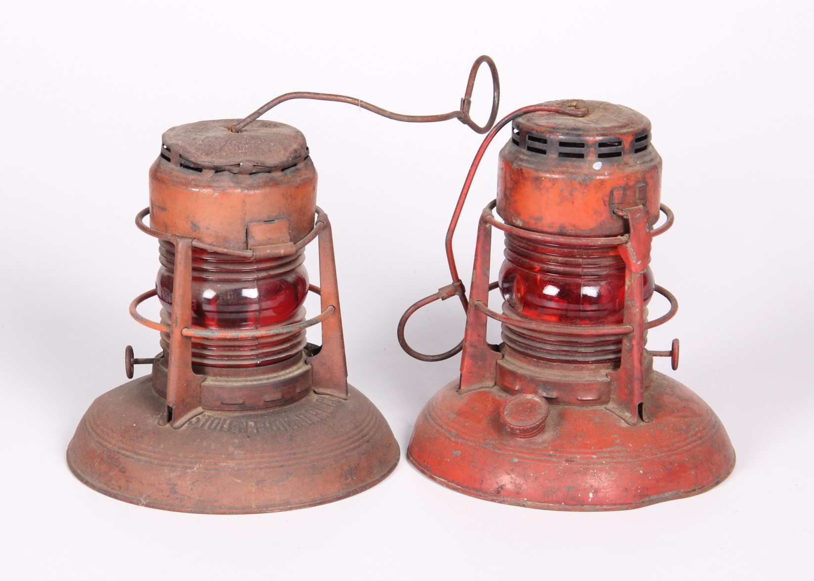 Pair of Railroad Lanterns