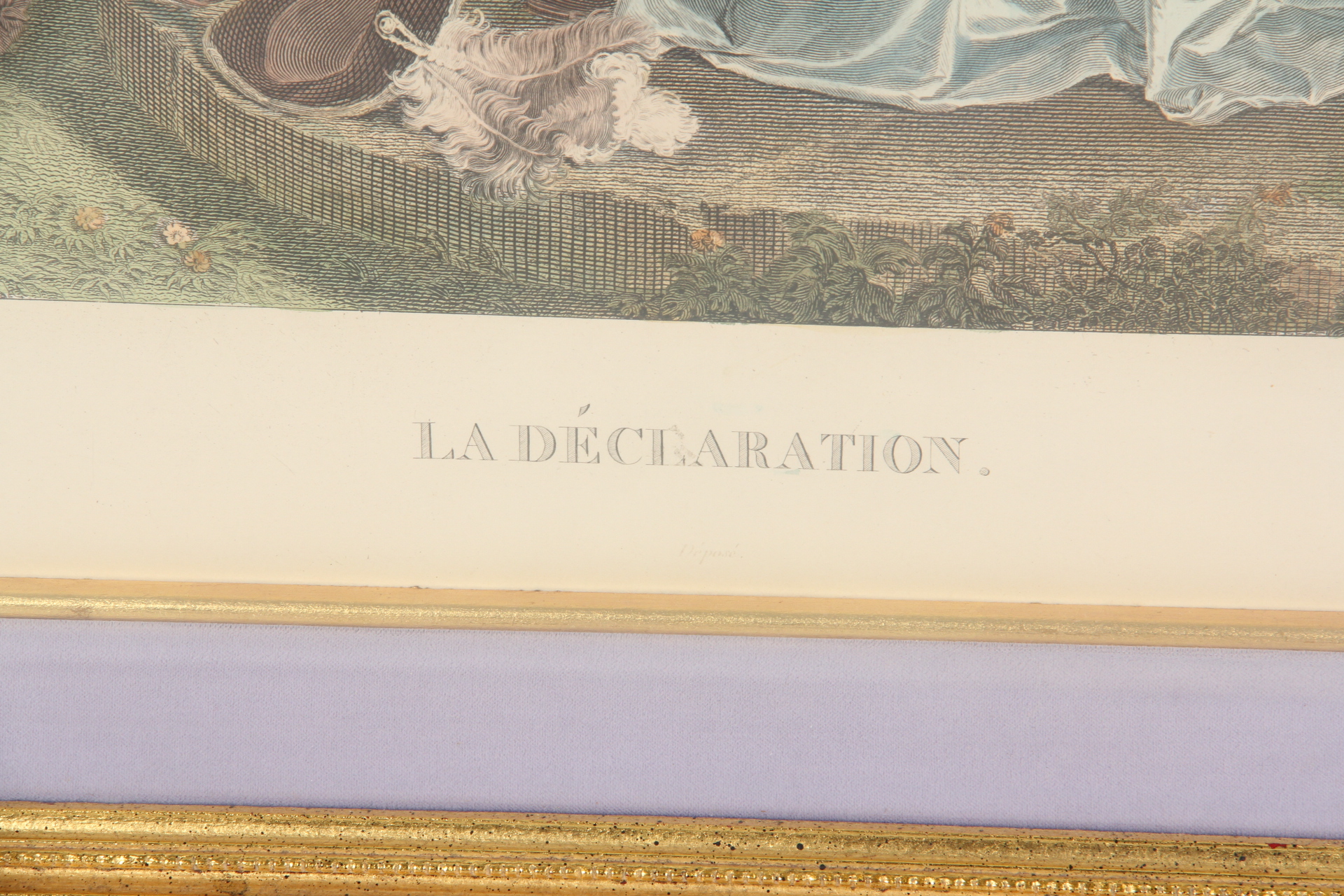 Pair of Fragonard Hand Colored Etchings