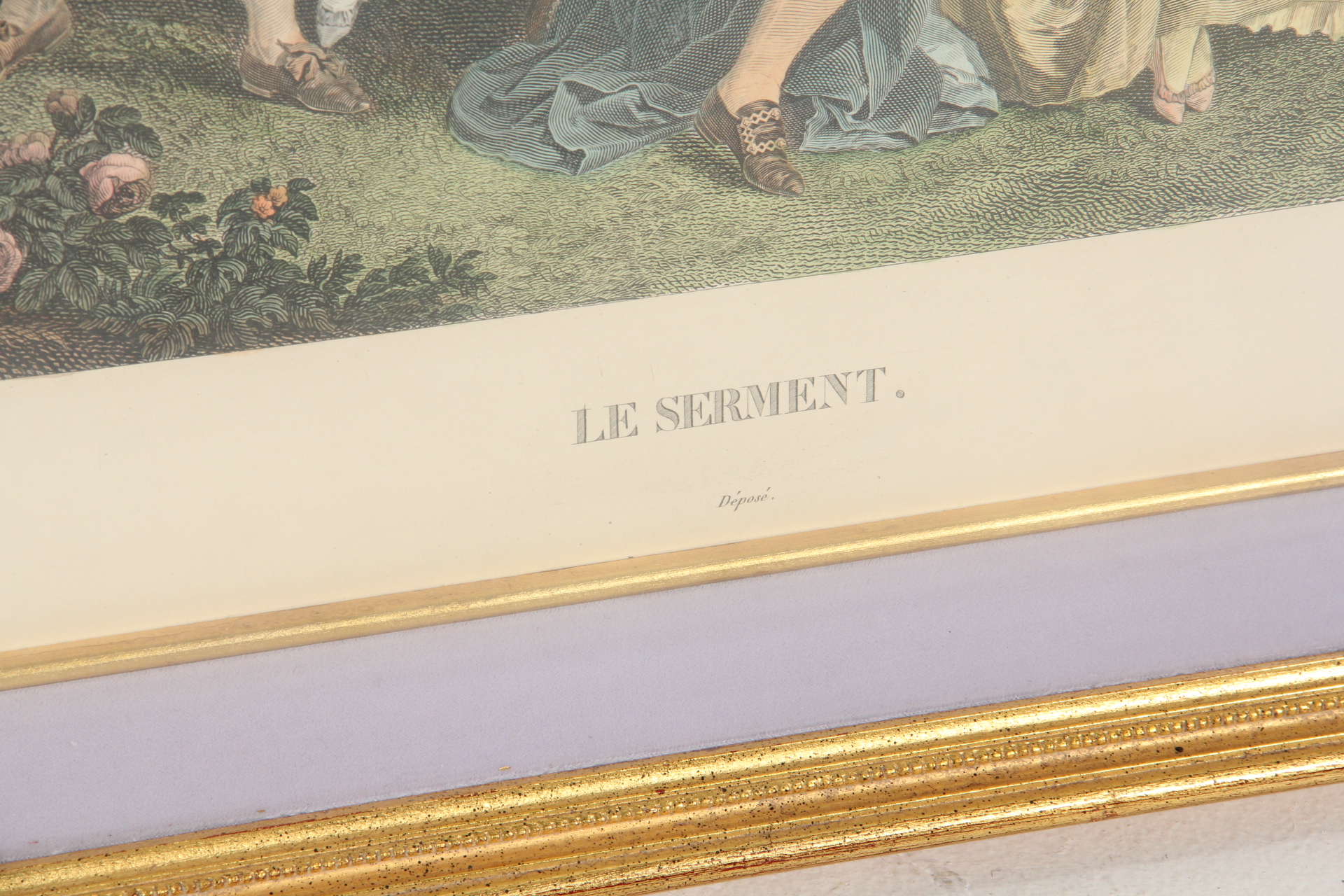 Pair of Fragonard Hand Colored Etchings