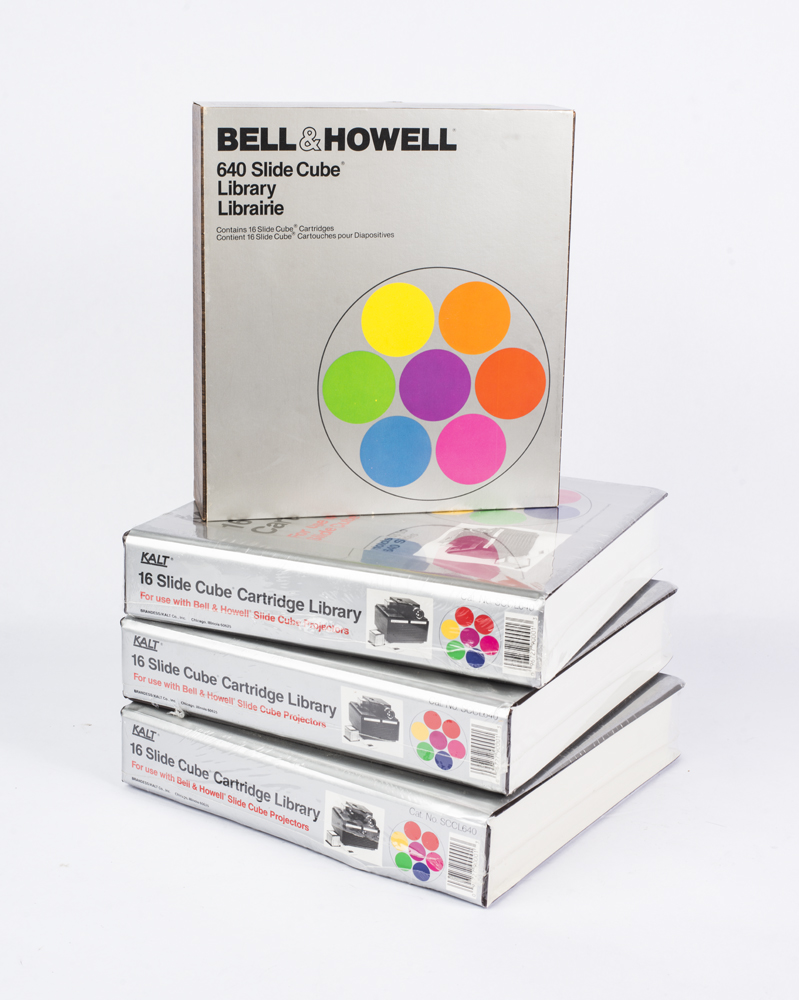 Bell and Howell Slide Projector with Slide Accessroies
