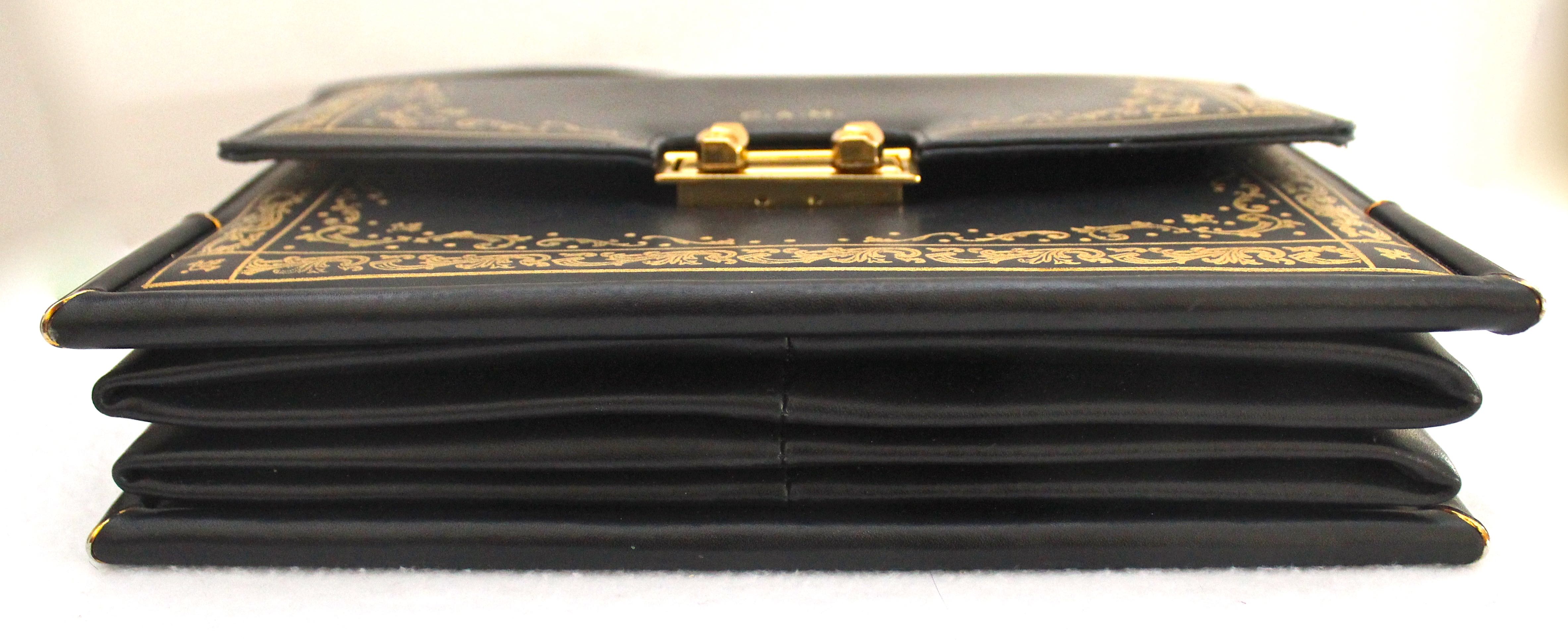 Vintage Blue Leather Michelangelo Purse