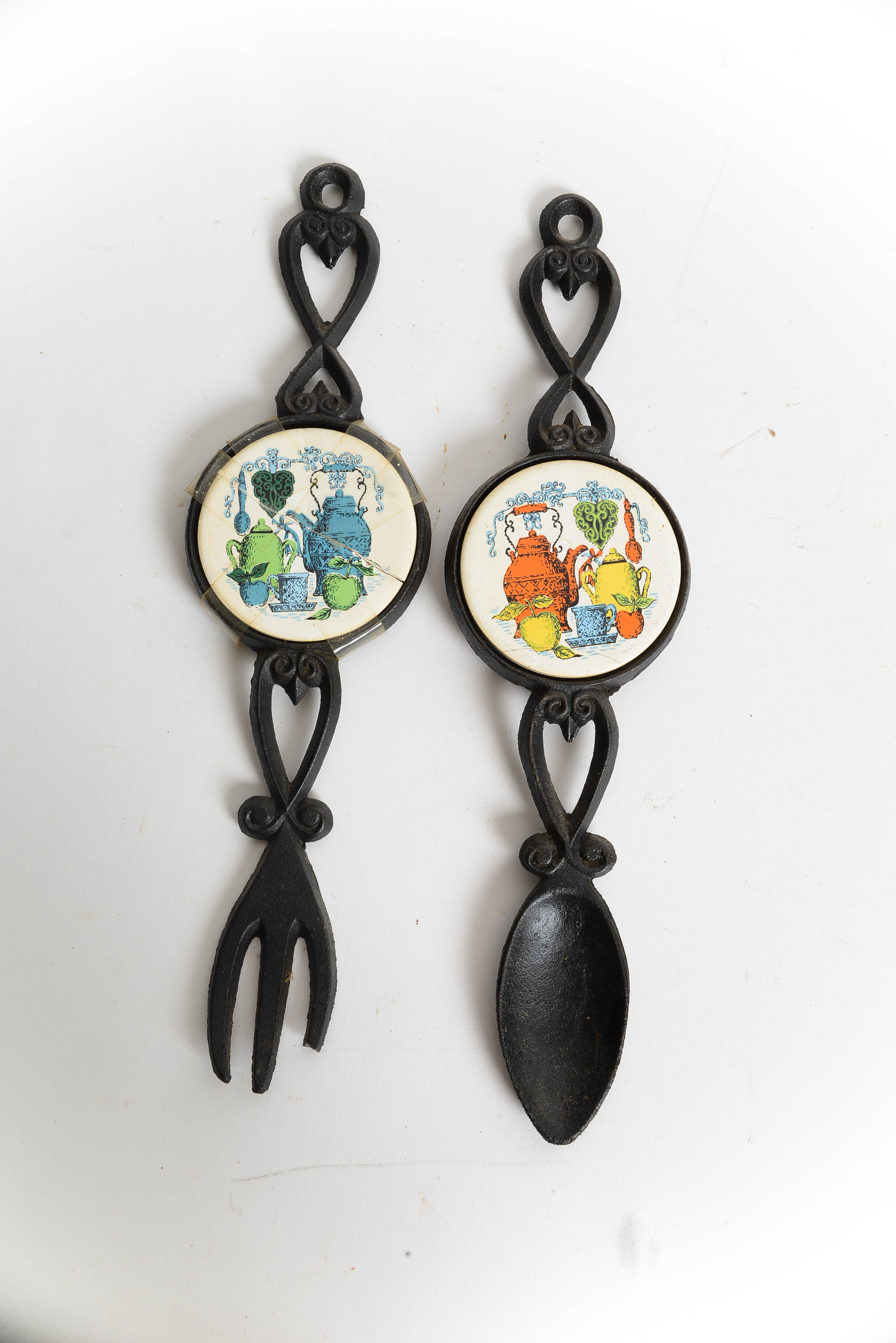 Vintage Cast Iron Trivet Wall Decor